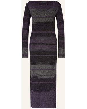 Ouí Strickkleid mit Glitzergarn - Blau