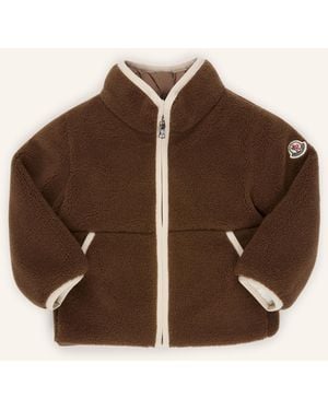 Moncler Daunenjacke DUXENT im Materialmix - Braun