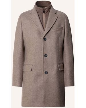 Hackett Stehkragenmantel SR WL CASH W/BIB COAT - Grau