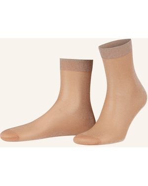 Wolford Feinstrumpf-Söckchen SHIMMER - Natur
