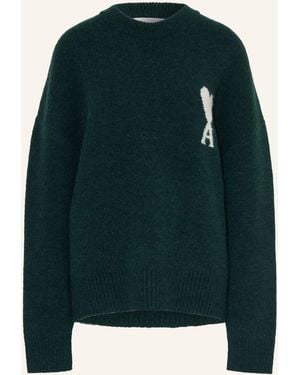 Ami Paris Pullover mit Alpaka - Grün