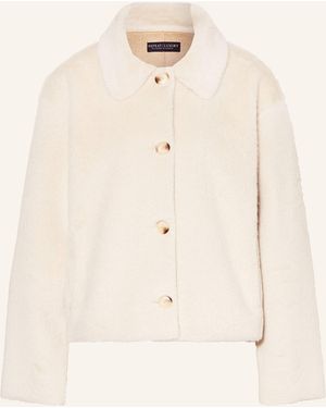 Repeat Cashmere Kunstfell-Jacke - Natur
