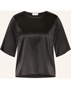 Princess Goes Hollywood Cropped-Blusenshirt aus Seide - Schwarz