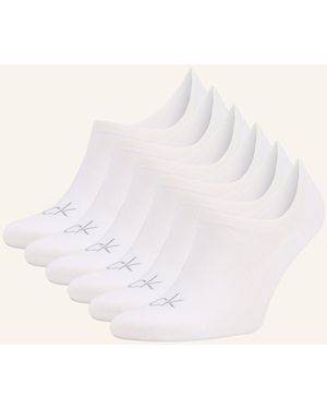 Calvin Klein 6er-Pack Sneakersocken - Natur