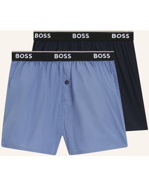 BOSS Pyjamas Unterteil 2P BOXER SHORTS EW - Blau