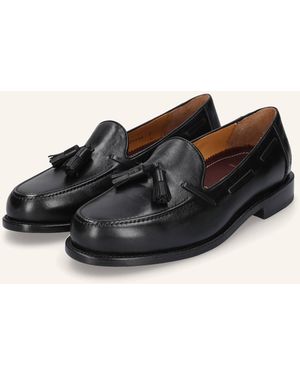 Heinrich Dinkelacker Loafer WIEN PLAIN TASSEL NP - Schwarz