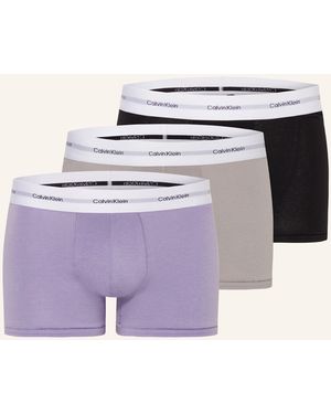 Calvin Klein 3er-Pack Boxershorts - Lila