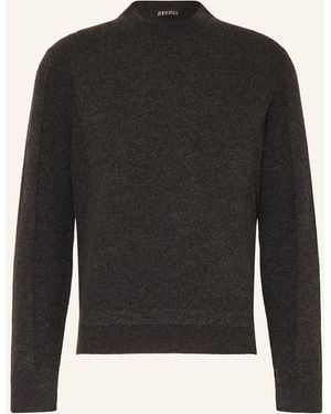 ZEGNA Pullover mit Cashmere - Schwarz