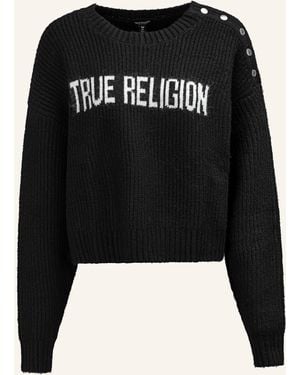 TRUE RELIGION Strickpullover - Schwarz