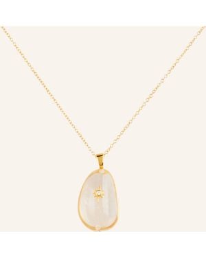 Zimmermann Halskette CRYSTAL PEBBLE - Natur