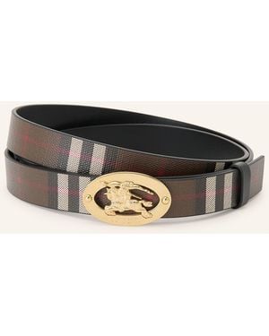 Burberry Ledergürtel zum Wenden - Schwarz
