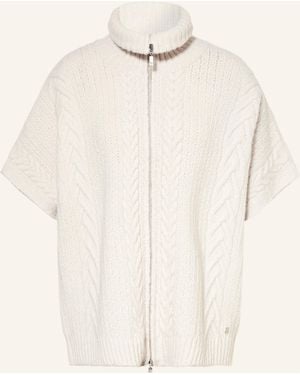 Monari Strickjacke mit Glitzergarn - Natur