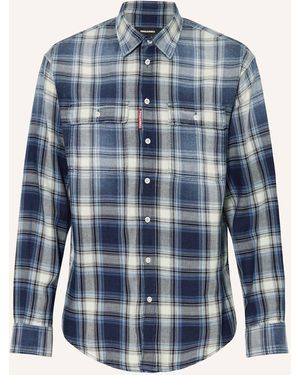DSquared² Hemd Regular Fit - Blau