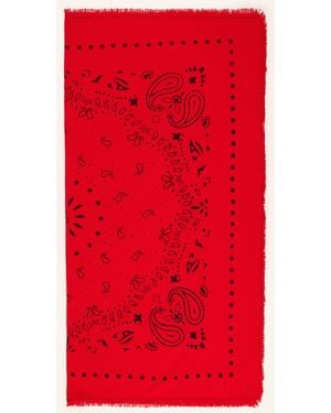 DARLING HARBOUR Tuch mit Merinowolle und Cashmere - Rot