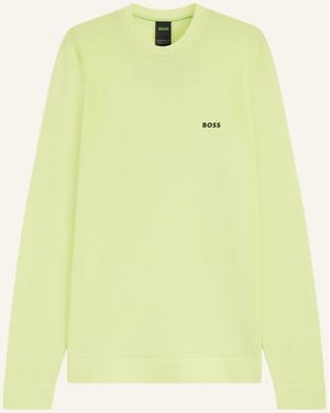 BOSS Pullover K_MOMENTUM-LITE CN Regular Fit - Gelb