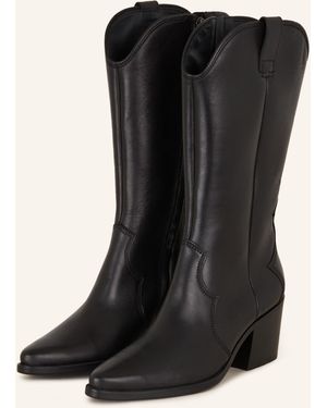 Paul Green Cowboy Boots - Schwarz