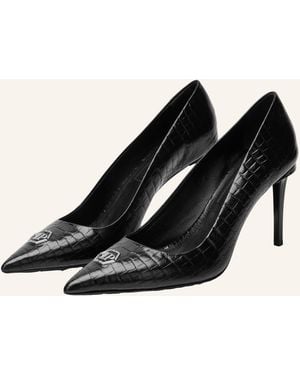 Philipp Plein Pumps mit mittelhohem Absatz HEXAGON - Schwarz