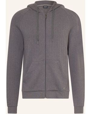 BOSS Lounge-Sweatjacke HERITAGE - Grau