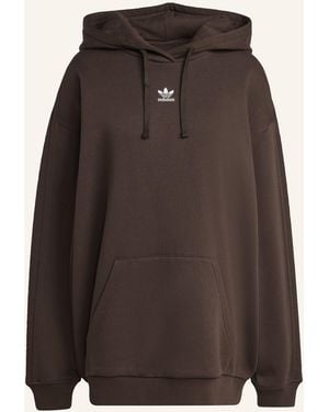 adidas Originals ESSENTIALS OVERSIZED HOODIE - Braun