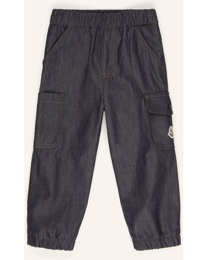 Moncler Cargohose in Jeansoptik - Blau