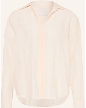 Calvin Klein Blusenshirt - Natur