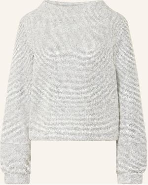 Opus Pullover GLIMSA mit abnehmbarer Schluppe - Weiß