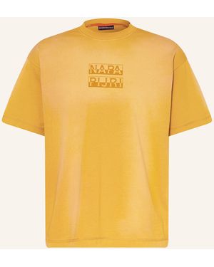 Napapijri T-Shirt S-COMEL - Gelb