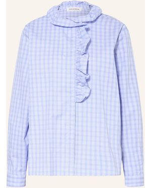 Sofie Schnoor Bluse BELLE mit Rüschen - Blau