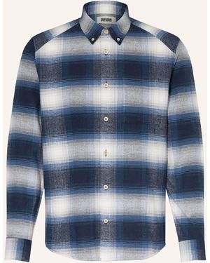 DRYKORN Flanellhemd LIET Comfort Fit - Blau