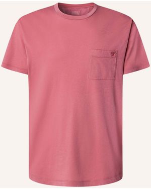 Hackett T-Shirt GMD POCKET TEE - Pink