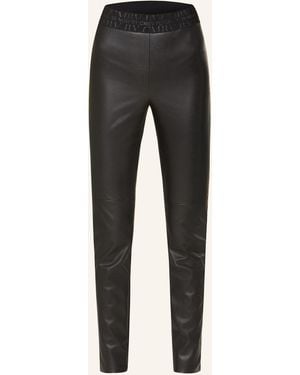 Cambio Leggings RANDA in Lederoptik - Schwarz