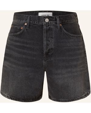 Agolde Jeansshorts - Schwarz