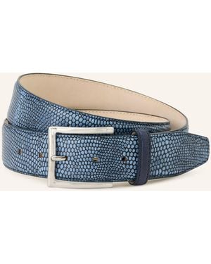 Lindenmann Ledergürtel - Blau