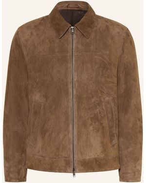 Brioni Lederjacke - Braun