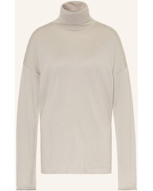 Gauchère Rollkragenpullover aus Wolle - Natur