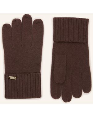 Herno Handschuhe aus Cashmere - Braun