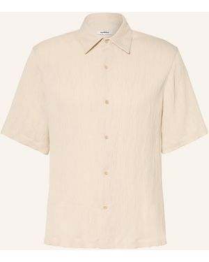 Sandro Kurzarm-Hemd Regular Fit - Natur