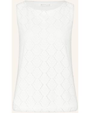 BETTY&CO Top aus Spitze - Natur