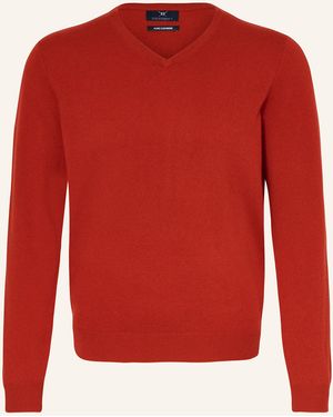 STROKESMAN'S Cashmere-Pullover - Rot