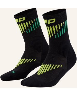 Cep Core run merino socks, mid cut, 3.0, men - Schwarz