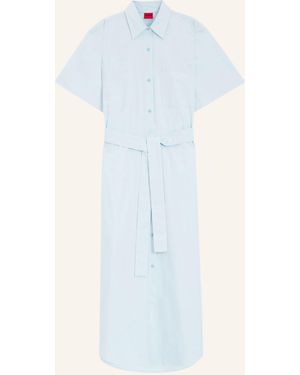 HUGO Hemdblusenkleid KINIME - Blau
