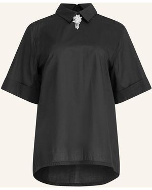 Helene Galwas Bluse aus Baumwolle FAYRE - Schwarz