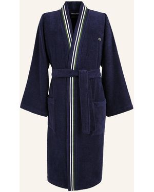 Lacoste Bademantel LCLUB - Blau