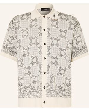 Amiri Strickhemd Comfort Fit - Natur