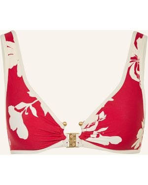Seafolly Bralette-Bikini-Top MAYFLOWER - Rot