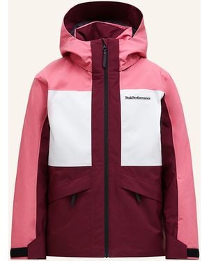 Peak Performance Jr Gravity Hipe® 2L Insulated Shell Jacket Skijacke - Rot