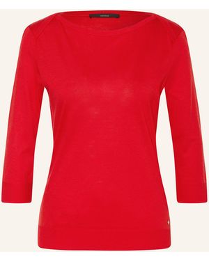 Windsor. Strickshirt mit 3/4-Arm - Rot