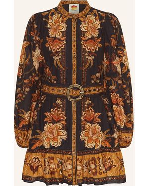 FARM Rio Kleid MAJESTIC GARDEN - Braun