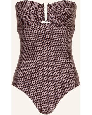 JETS Australia Bandeau-Badeanzug DESERTGEO - Lila