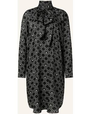 Joop! Schluppenkleid DORIS aus Satin - Schwarz